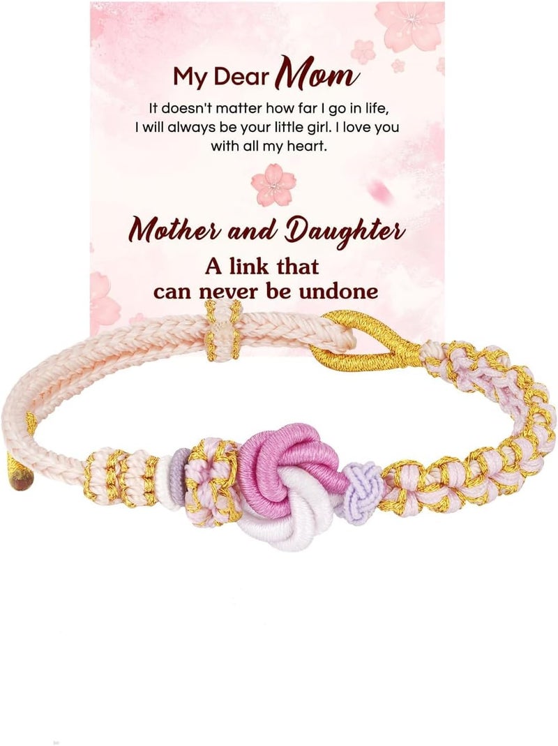 DivaGlamz To My Granddaughter-Infinity Forever Love Heart Bracelet, Natural Emperor Stone Double Layer Purple Beaded Woven Wrap Bracelets Adjustable Mind Peace Gift Jewelry - Image 1